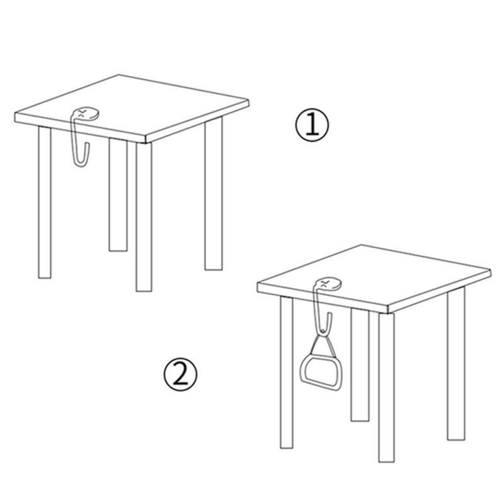 Handbag hook hanger space saver bars restaurants - Picture 3 of 9
